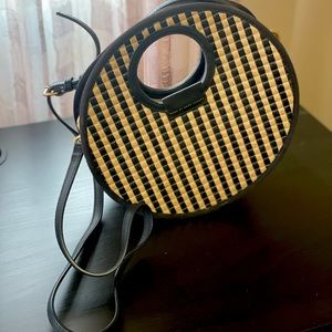 MARC by Marc Jacobs
Isle De Sea Crossbody Basket Bag, Black Stripe